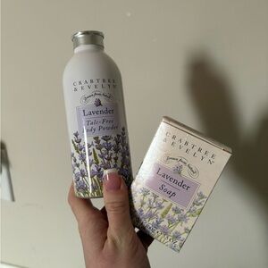 Crabtree & Evelyn Lavender Body Powder and Soap